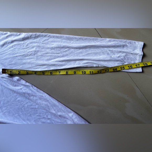 Paraphrase Long Sleeve Tunic Tee PARAPHRASE Women White PulloverT-Shirt Size M - Picture 10 of 16